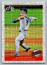 2019 Donruss #H12 Walker Buehler Highlights Rapture Los Angeles Dodgers Free S&H