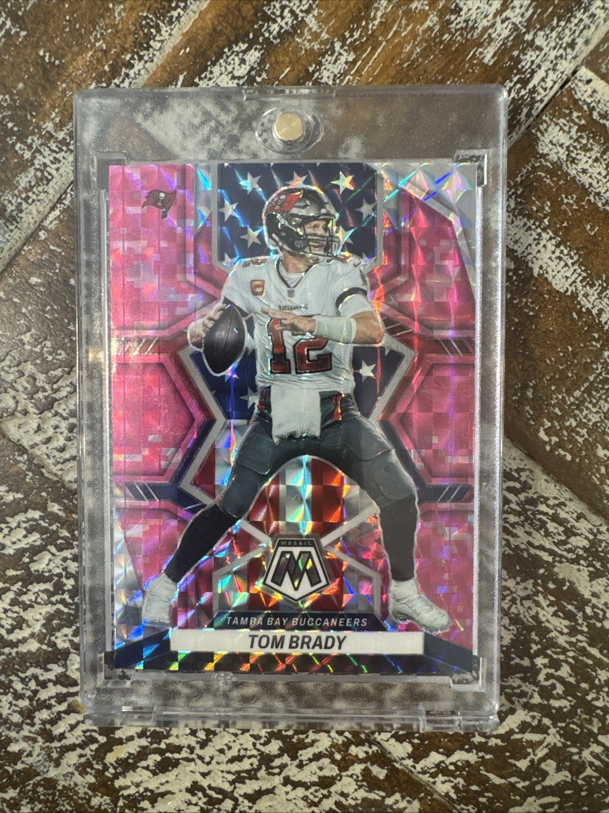 2022 Panini Mosaic - National Pride Tom Brady #251 Camo Pink Mosaic Prizm 🔥🔥🐸