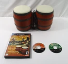 Donkey Konga + Jungle Beat & Bongo Controllers Nintendo Gamecube Game Complete!
