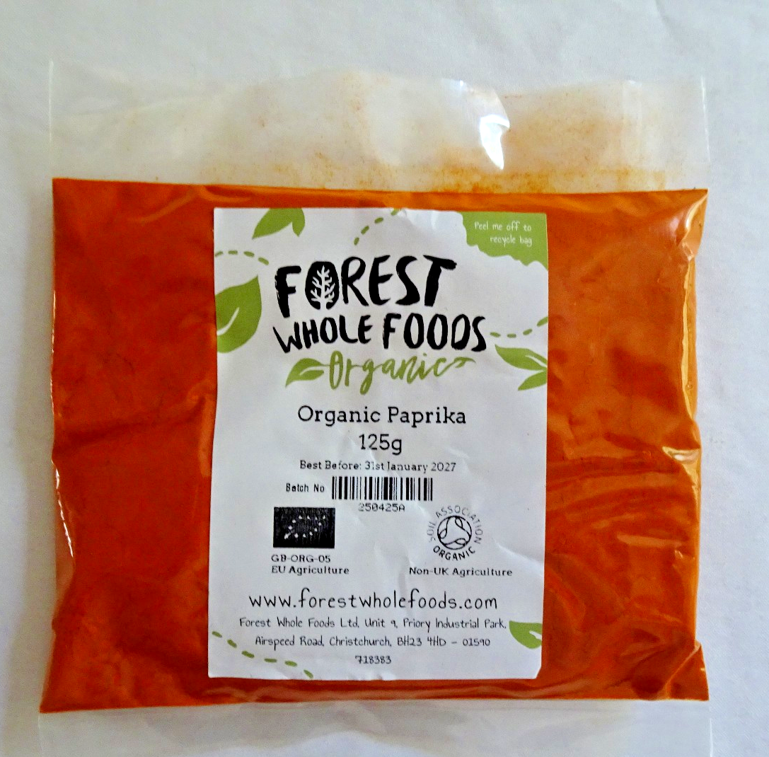 Organic Paprika - Forest Whole Foods - 125g