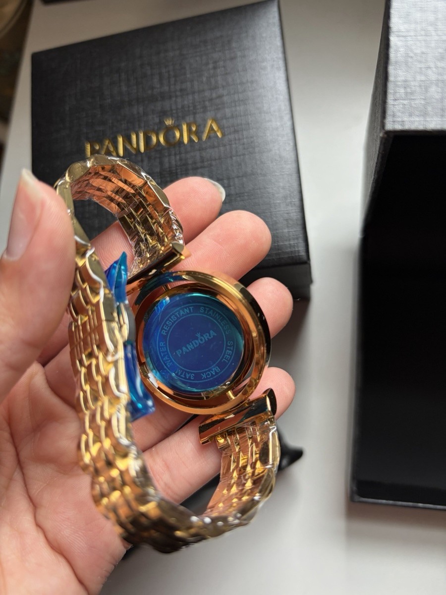 Pandora Gold-tone Bracelet Watch with Gold Dial Luxury Pandora Gold-tone Watch Stainless Steel | eBay main image 2