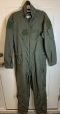 US Military Flight Suit Coveralls Flyers Summer Fire-Resistant 40 Regular