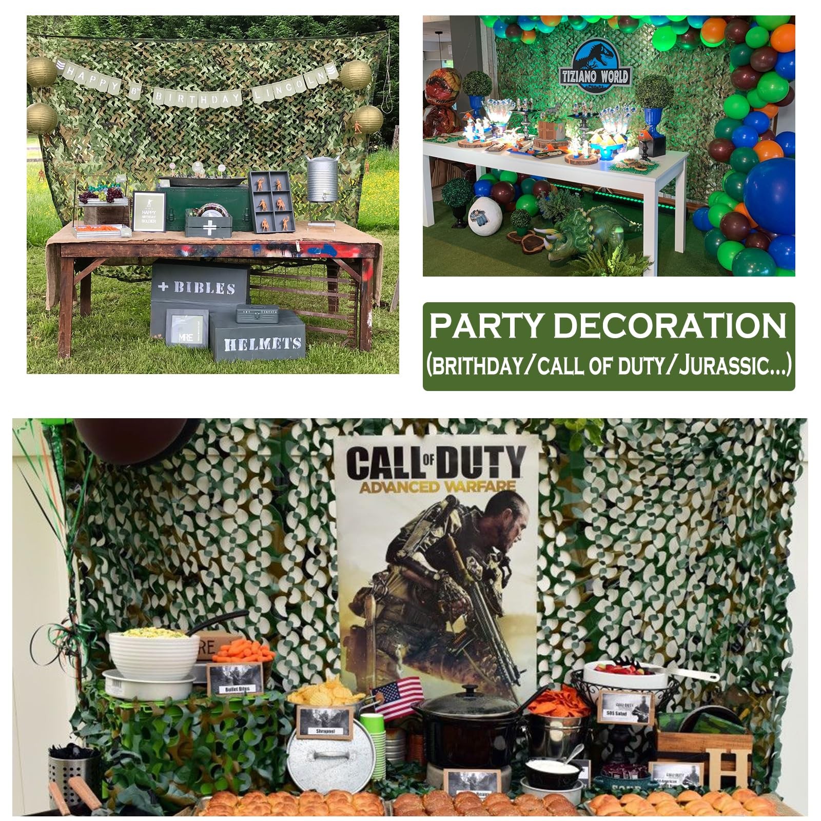 4m x 6m Camping Camouflage Netting Military Camo Sunshade Mesh Hunting Car Cover