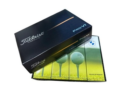 Genuine BMW Titleist Pro V1 Golf Balls - Set of 3 Pieces
