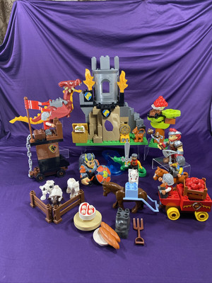 Lego Duplo Castle Defense Tower 4779,4776,10569 Mega Bloks Giants Red Dragon