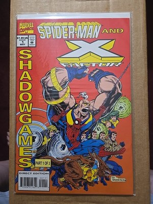 Spider-Man and X-Factor: Shadowgames #1, 2, 3, (Marvel Comics May 1994)  NM/M