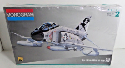 Monogram Mod 5813 F-4J Phantom II Mig Ace 1:48 scale Monogram 5813 vintage sealed | eBay