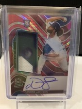 ANDRE JACKSON 2022 PANINI SPECTRA PINK PRIZM AUTO PATCH # /49