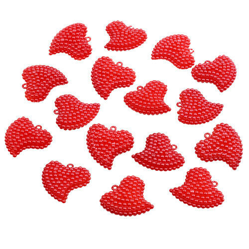 Corazones Decorativos Rojo 3,5cm 16 Unidades - Boda Decoración Regalo Manualidades - Imagen 1 de 3