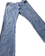 Levi's 517 Men's Bootcut Jeans Blue Size 42x32 Cotton Medium Wash