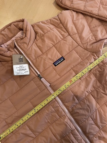NEW! PATAGONIA Kid Youth Girl Boy Nano Puff Jacket—XL: 14—Insulated—(Peach/Tan) - Picture 7 of 10
