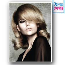 HAIR SALON WOMENS HAIRSTYLE MODELS HAIRDRESSER POSTER PRINT A3 A4 A5 SIZES #04
