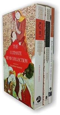 The Ultimate Rumi Collection 3 Books Box Set By Coleman Barks NEW