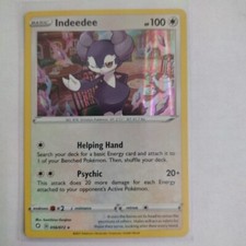 Indeedee 56/72 Shining Fates Holo Rare Pokemon - Same Day Shipping!
