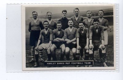 (Jd5813) ARDATH, PHOTOCARDS E,HANLEY BANKS REP. FOOTBALL TEAM,1936,#100
