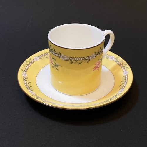 Tiffany & Co. Pink Tulip Demitasse Cup & Saucer 2pcs Set Authentic Unused No Box - Picture 3 of 11