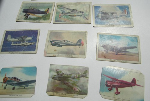 Lot of 23 Wings Cigarettes Collectible Trading Cards Modern Airplanes Small - Picture 2 of 4
