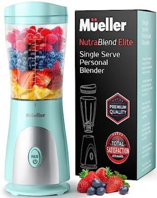 Mueller Personal Blender for Shakes and Smoothies with 15 Oz