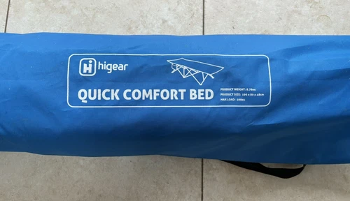 Hi Gear Quick Comfort Camping Bed AdultChild 196x80x48cm Camping And Clothing UK