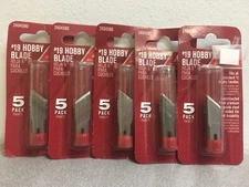 Hobby Knife 2404580 Replacement Blade #19 Carbon Steel Heavy Duty (5) 5 Packs