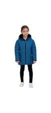 Steve Madden Youth Reversible Parka Size Large 14/16 Blue/ Black