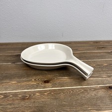 Vintage USA Baking Skillet Serving Plate Set of 2