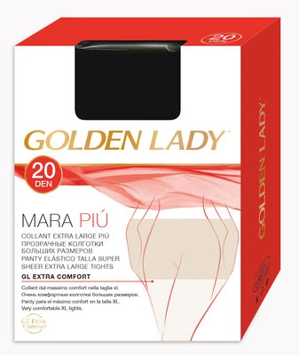 GOLDEN LADY 14 PAIA COLLANT MARA PIU' TAGLIA XXL COMODA 20 DENARI TAGLIA CALIBRATA IFILANCA