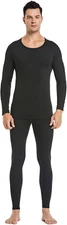 Thermal Underwear Men Ultra-Soft Long Johns Set with Fleece Lined Base Layer Win