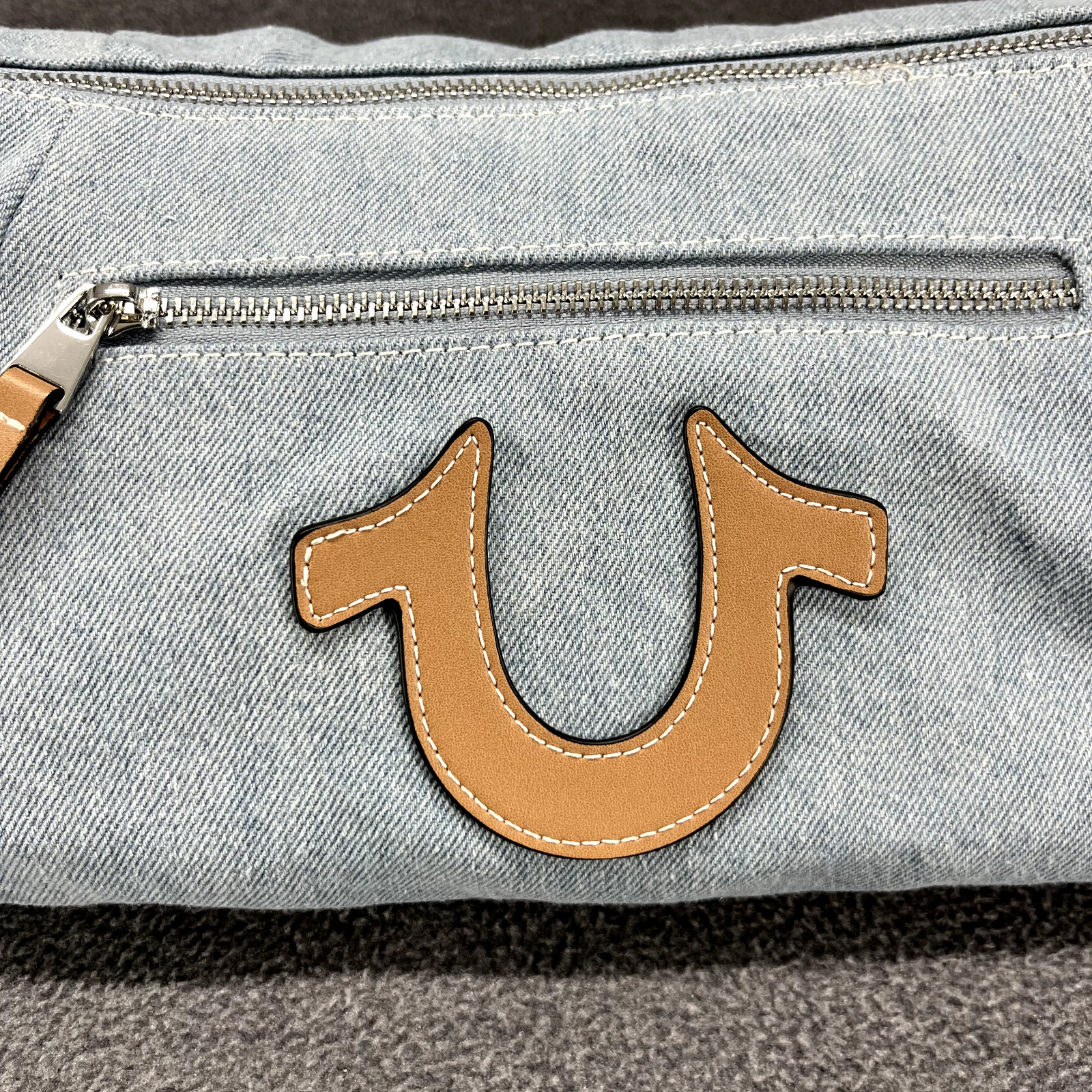 True Religion Boho Crossbody bag Womens Purse Light Blue Shoulder thumbnail 13