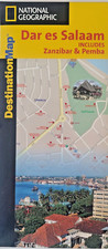 Dar es Salaam, Tanzania - Laminated Destination Map by National Geographic