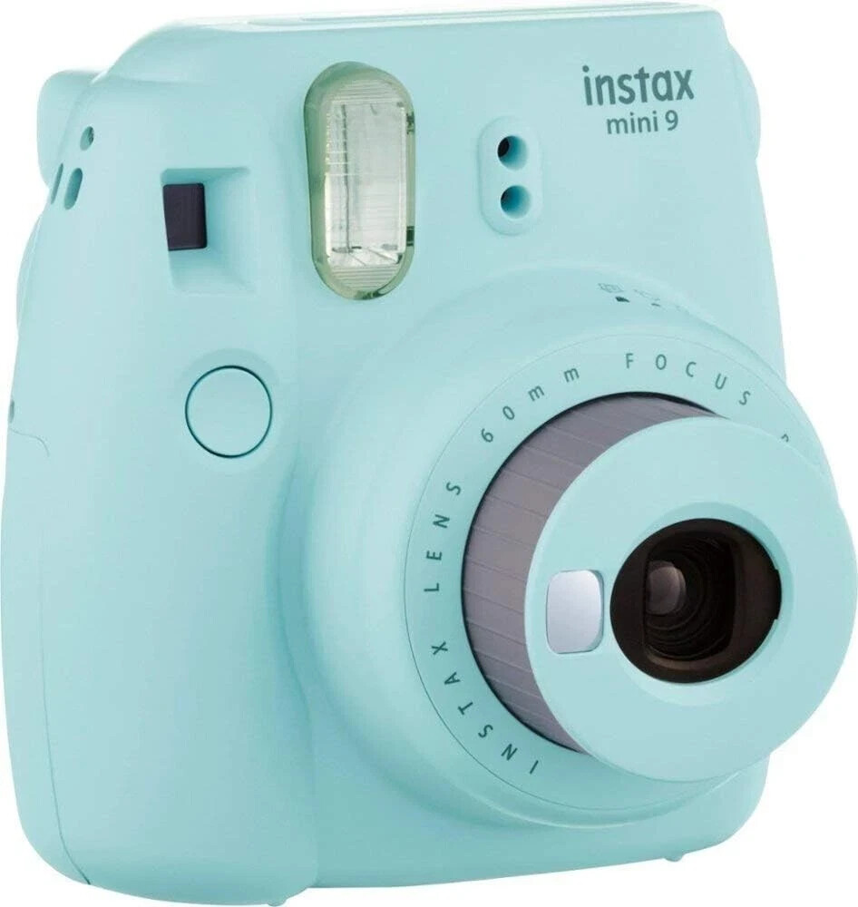 Fujifilm Instax Mini 9 Blu Ghiaccio &ndash; VENDUTA PER RICAMBI O RIPARAZIONE (non Funzionante)