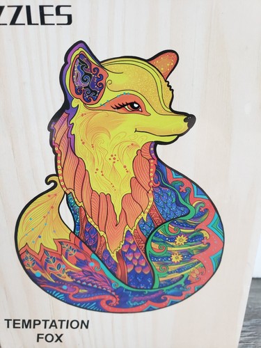 NUEVO SELLADO Rompecabezas de Madera TEMPTATION FOX Piezas en Forma de Animal - Imagen 2 de 5