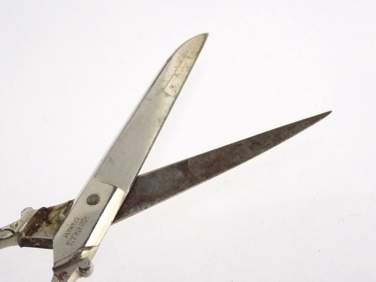 Vintage Robert Klaas Scissors Made in Germany Kissing Cranes 4 5/8
