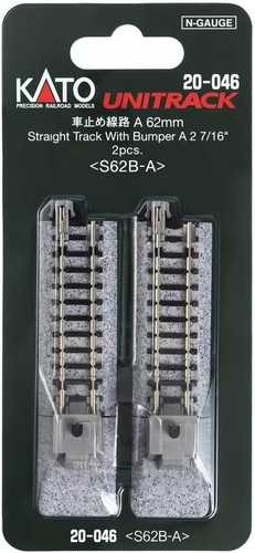 KATO n-Scale KATO KAT20-046 N 62mm 2-1.1cm Stoßstange, Typ A (2) Zug Track 00466 | Zustand: Neu