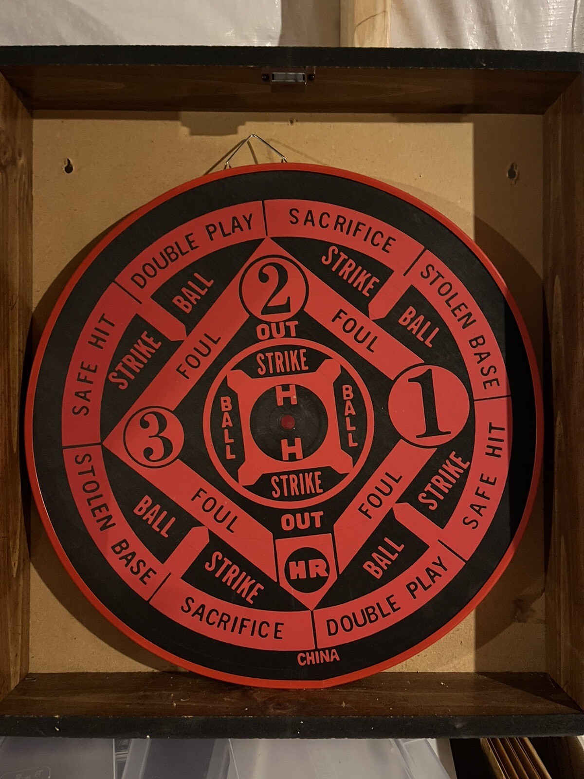 Vintage 1989 Cheers Tv Show Dart Board Wood Man Cave Bar WNY