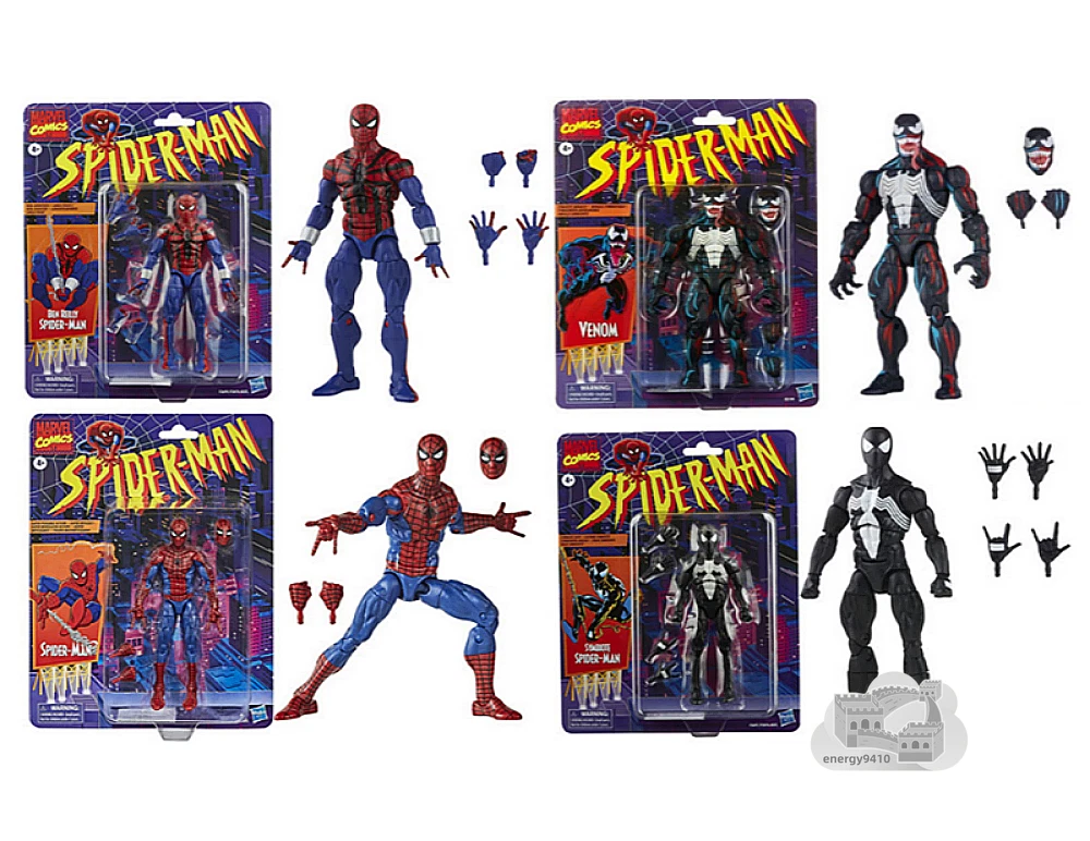 Spider-Man Marvel Legends Retro Series Classic Spiderman Action Figure  6-inch