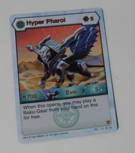 Bakugan Armored Alliance Hyper Pharol Evo Card 00 139 Sr Av Ebay