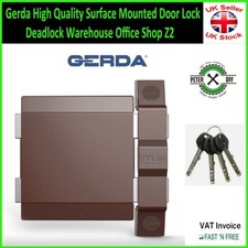 Gerda High Quality Surface Mounted Door Lock Deadlock Warehouse Office Shop Z2