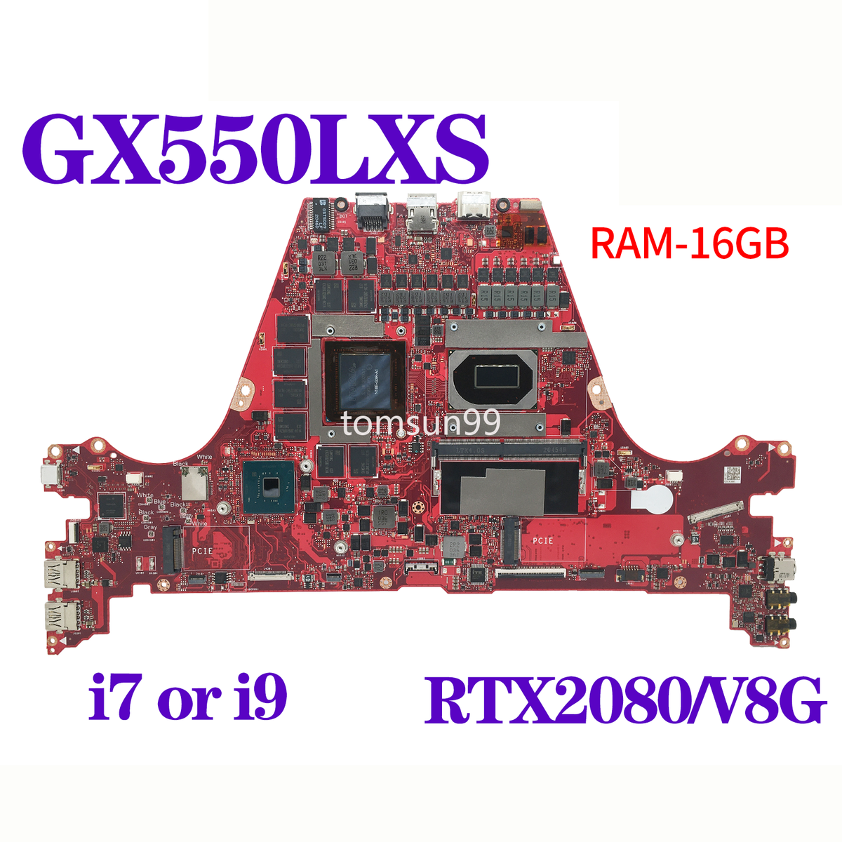 For ASUS ROG Zephytus Duo 15 GX550LXS Motherboard I7-10850HK