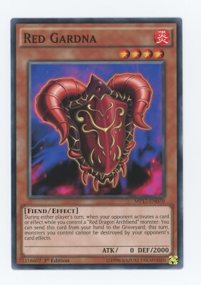 Yugioh Roter Gardna MP17-DE070 Com 1. Auflage NM x3 Play Set