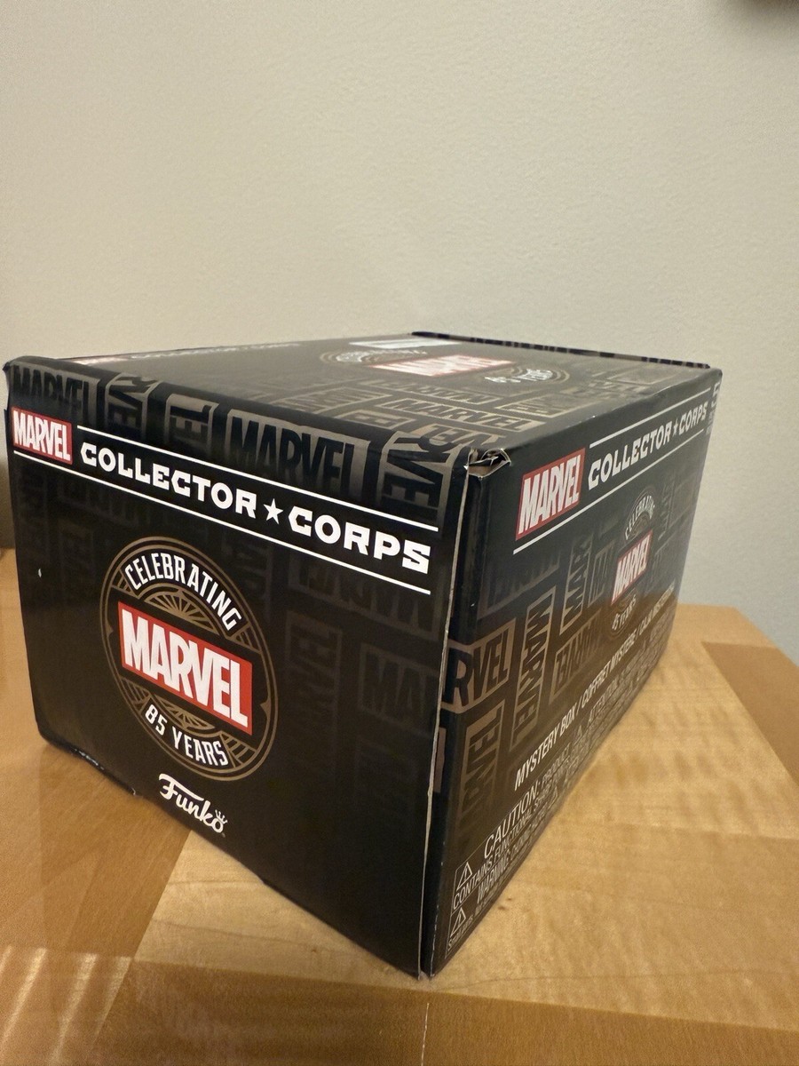 Caja De Suscripción Funko Marvel Collector Corps | 85 Aniversario | 2 Pops Exclusivos + Pin + Camiseta | Talla S | Edición Limitada