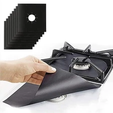 Protectores de quemadores de estufa de gas antiadherentes y reutilizables