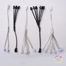 Mini Splitters For EL Wire - 20cm - Black or White - Connectors For Neon Wire
