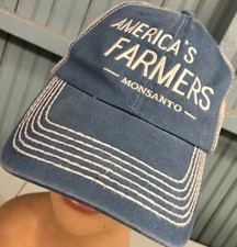 Monsanto America's Farmers Mesh Adjustable Baseball Cap Hat