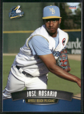 Jose Rosario 2016 Myrtle Beach Pelicans Team Set