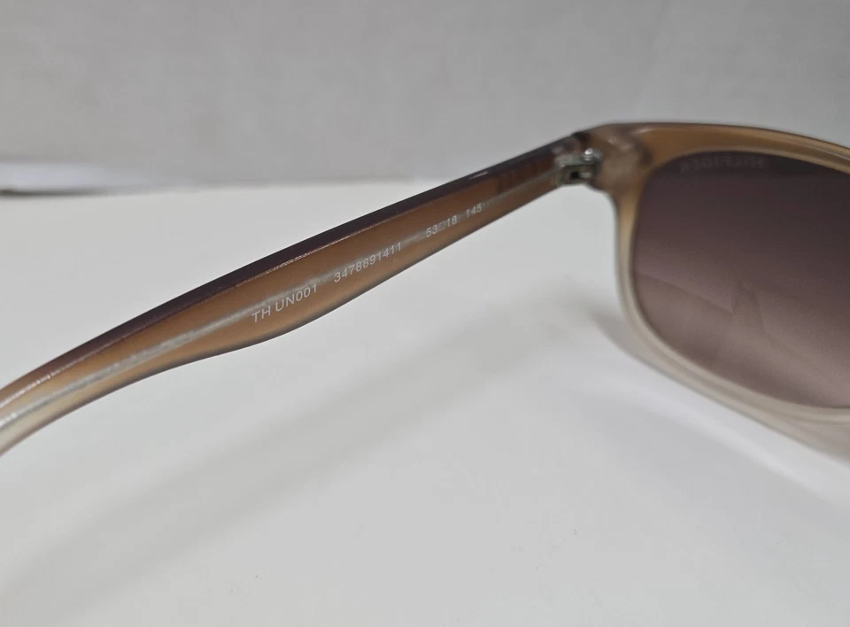 Gafas de sol de diseñador Tommy Hilfiger [con estuche con cremallera] marco marrón mate 53 18 145 Foto 4 de 4