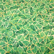 Wild Animals BTY P&B Textiles Tonal Green Abstract Giraffe Print