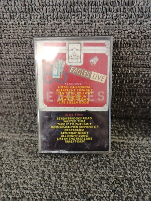 Eagles Live By The Eagles Cassette Tape