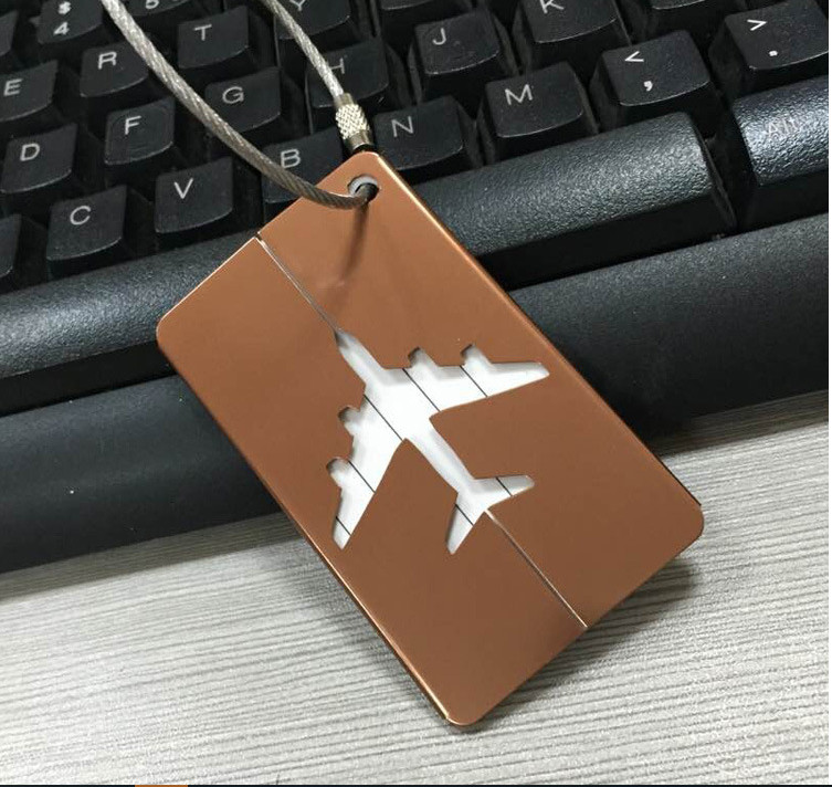Tag Metal Suitcase Baggage Bag Office Name Address Id Label