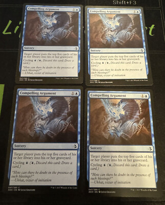 Compelling Argument x4 Amonkhet Magic the Gathering MTG | eBay